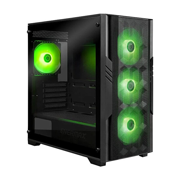 Enermax StarryFort SF70H ARGB Temperli Cam USB 3.0 Mid Tower mATX + MAXPRO III 700W Gaming Kasa