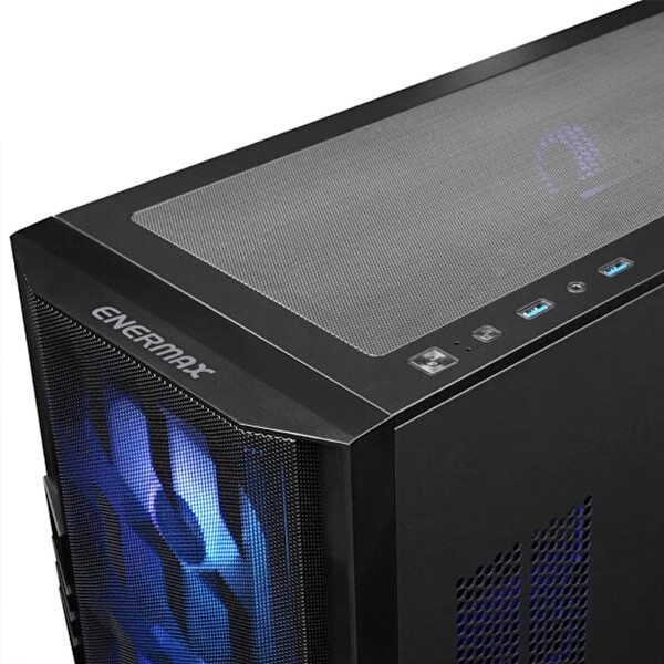 Enermax StarryFort SF70H ARGB Temperli Cam USB 3.0 Mid Tower mATX + MAXPRO III 700W Gaming Kasa