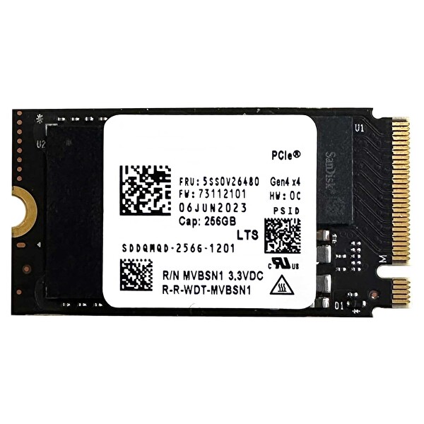 WD SN740 256GB 4000/2000MB/s Gen4x4 22x42 M.2 NVMe SSD