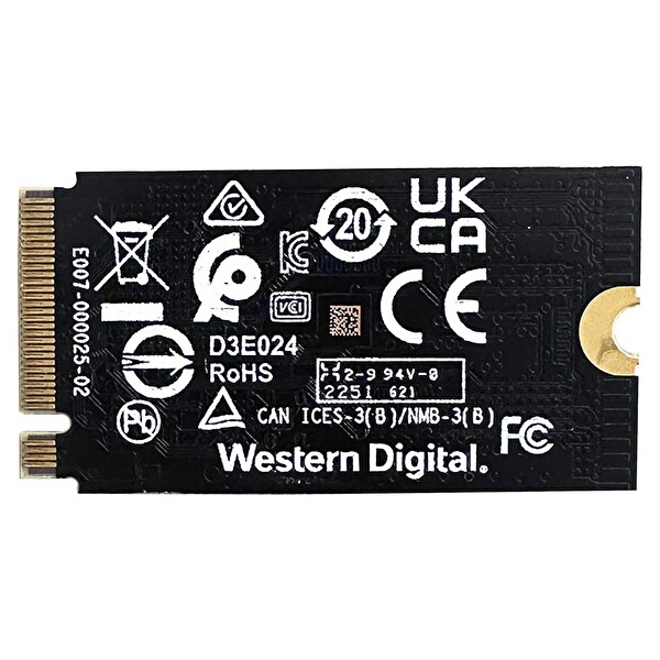 WD SN740 256GB 4000/2000MB/s Gen4x4 22x42 M.2 NVMe SSD