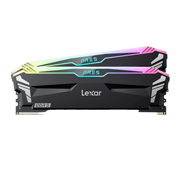 Lexar LD5U16G72C34LA-RGD Ares RGB 32 GB (2x16 GB) 7200 MHz CL34 INTEL XMP 3.0 AMD EXPO DDR5 Heatsink Siyah RAM