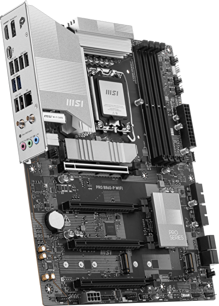 MSI PRO B860-P WIFI Soket 1851 DDR5 8600 MHZ(OC) 3xM.2 1x TB4 HDMI Display 5G LAN WIFI 7 ATX Anakart