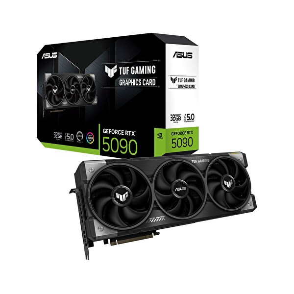 Asus TUF-RTX5090-O32G-GAMING NVIDIA GeForce RTX 5090 32 GB GDDR7 512 Bit OC 2xHDMI 3xDP RGB DLSS4 Ekran Kartı