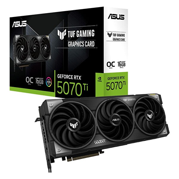 Asus TUF-RTX5070TI-O16G-GAMING 16 GB 256 Bit GDDR7 DP/HDMI PCI 5.0 Ekran Kartı