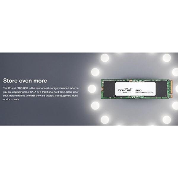 Crucial CT1000E100SSD8 E100 1 TB NVMe M.2 SSD