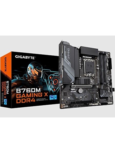 Gigabyte B760M-GAM-X-DDR4 B660 Gaming x Ax LGA1700 Ddr4 4400 MHz HDMI Anakart