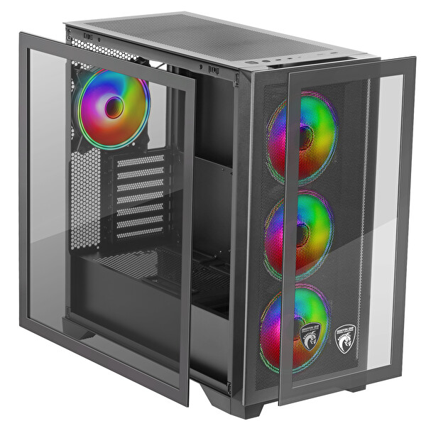 Green Grıffın G9 ARGB 2xUsb3.0 1xUsb3.1 1XType-C Kumandalı Oyun Bilgisayar Kasası (PSU Yok)