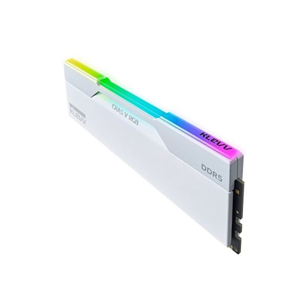Klevv KD5AGUA80-60A300J Cras V RGB 32 GB (2x16 GB) 6000 MHz CL30 Intel XMP 3.0 AMD EXPO DDR5 Heatsink Brilliant Beyaz RAM