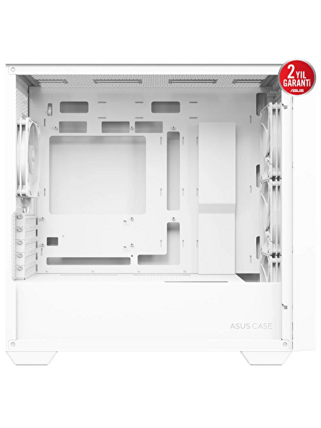 Asus A21 Plus 360mm ATX PSU Destekli Fanlı Micro-ATX Beyaz Mid Tower Kasa 90DC00H3-B19010