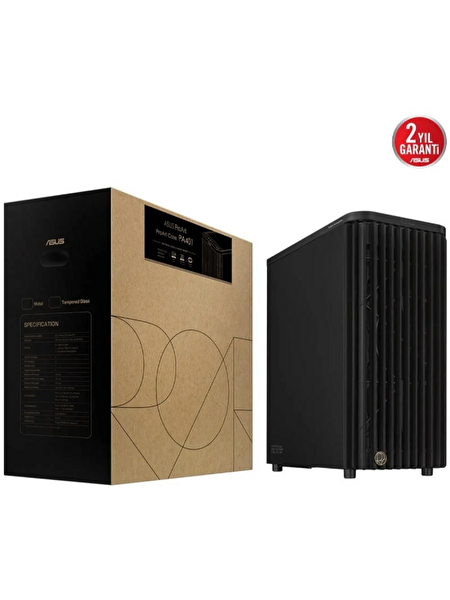 Asus ProArt PA401 Wood Metal Tempered Glass USB 3.2 ATX Mid Tower Kasa 90DC00M0-B39010