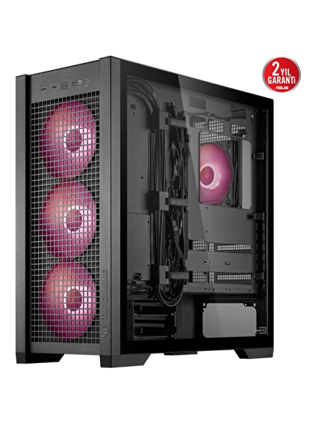 Asus GT302 TUF Gaming ARGB Tempered Glass Siyah USB 3.2 E-ATX Mid Tower Kasa 90DC00I0-B19000