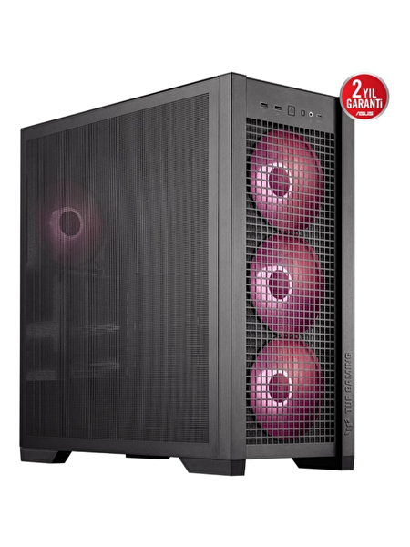 Asus GT302 TUF Gaming ARGB Tempered Glass Siyah USB 3.2 E-ATX Mid Tower Kasa 90DC00I0-B19000