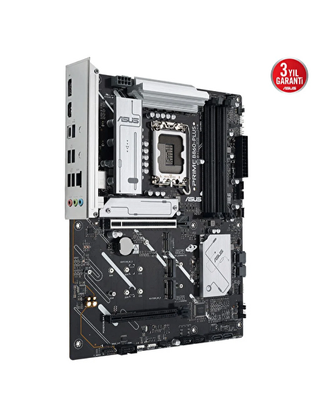 Asus Prime B860-PLUS-CSM Intel LGA1851 DDR5 8200 MHz USB 3.2 Gen 2x2 Aura RGB destekli ATX Anakart 90MB1KA0-M0EAYC