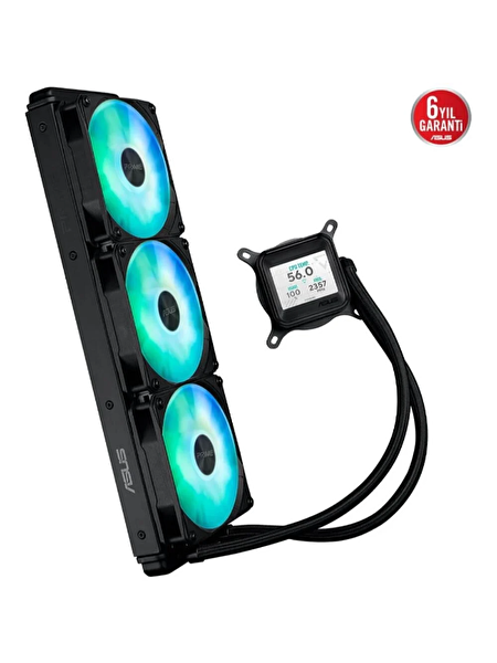 Asus LC 360 ARGB LCD 360 MM Intel(1700p/1851p)-AMD Uyumlu Sıvı Soğutucu 90RC00Z1-B0EAY0