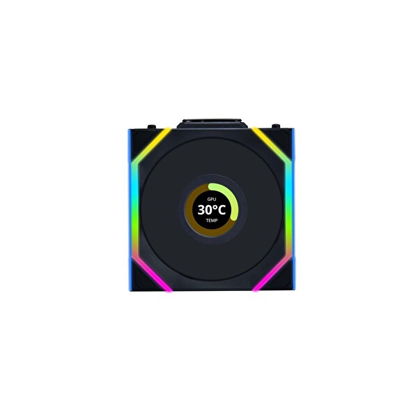 Lian Li Uni Fan SL Wireless LCD 1x120 MM Siyah Kasa Fanı