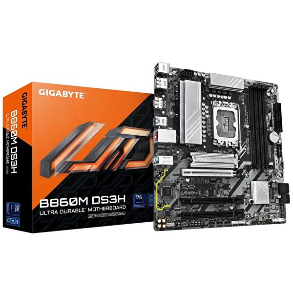 Gigabyte 9MB86MDS3-00-G10 B860M DS3H DDR5 Intel B860 1851 mATX Anakart