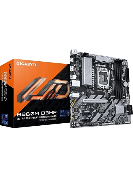 Gigabyte 9MB86M3HP-00-G10 B860M D3HP DDR5 9066MHZ M.2 1851P mATX Anakart