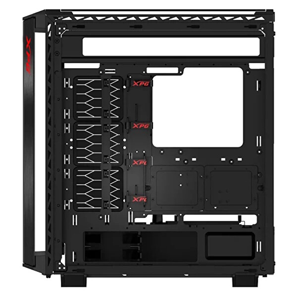 XPG Battlecruiser II BATTLECRUISERIIST-BKCWW ARGB Black Temperli Cam USB 3.2 E-ATX Full Tower Siyah Gaming Kasa