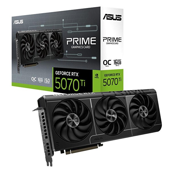 Asus Prime GeForce RTX 5070 Ti OC 16 GB GDDR7 256Bit HDMI/DP Ekran Kartı