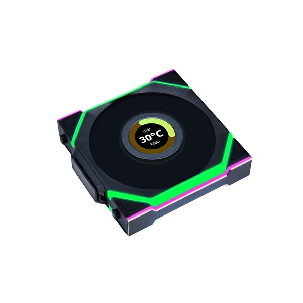 Lian Li Uni Fan Reverse SL Wireless LCD 1x120 MM Siyah Kasa Fanı G99.12RSLLCD1W1B.00