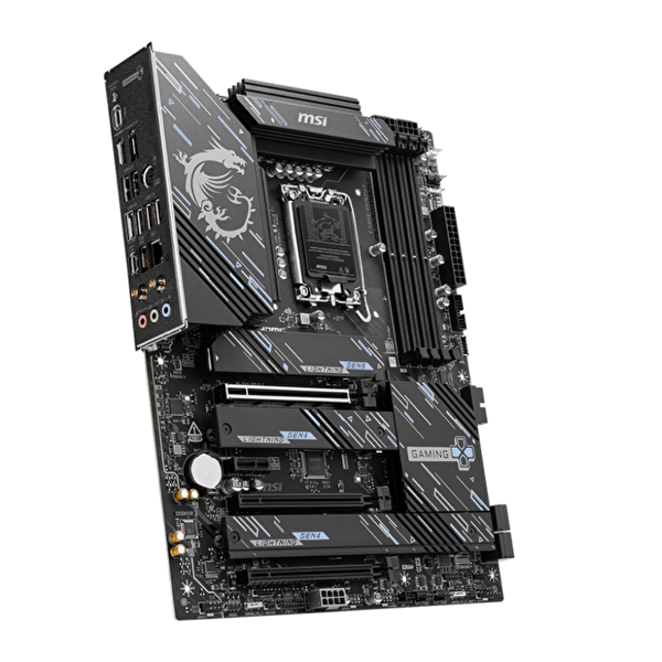 MSI Z890 Gaming Plus WIFI Intel Soket 1851 DDR5 9200MHZ (OC) WIFI 7 ATX Gaming Anakart