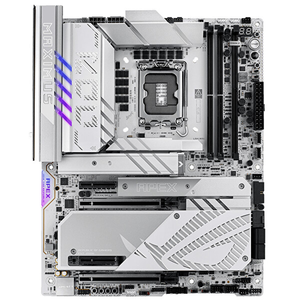 Asus Rog Maximus Z890 Apex Intel LGA1851 Z890 DDR5 9000+MHz(OC) ATX Oyuncu Anakart