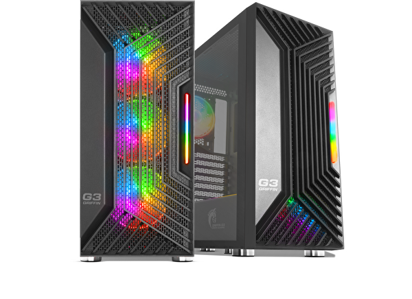 Green Griffin G3 Gaming Mid-Tower Bilgisayar Kasası - PSU Yok