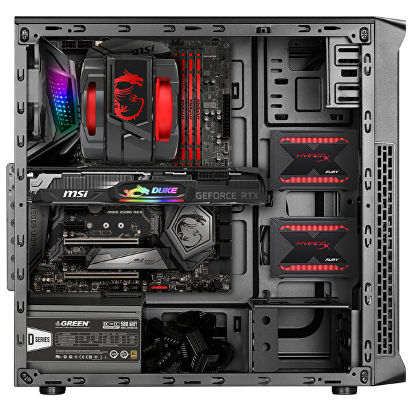 Green Oraman Plus 1x120 MM 1x3.0 2x2.0 USB Bilgisayar Kasası - PSU Yok