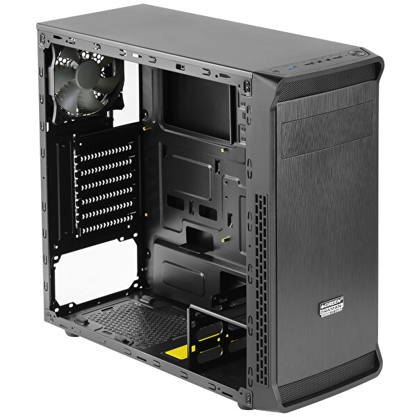 Green Oraman Plus 1x120 MM 1x3.0 2x2.0 USB Bilgisayar Kasası - PSU Yok