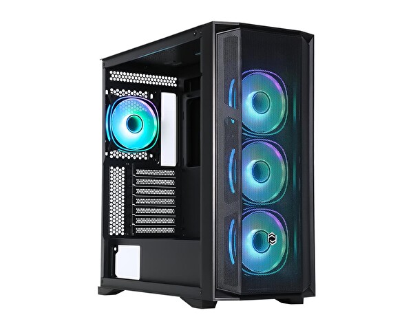 Frisby CX-500 750W 80+ Bronze 4xARGB Fan Mid Tower Siyah Mesh Oyuncu Bilgisayar Kasası