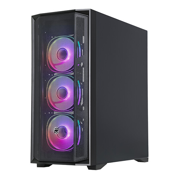 Frisby CX-500 750W 80+ Bronze 4xARGB Fan Mid Tower Siyah Mesh Oyuncu Bilgisayar Kasası