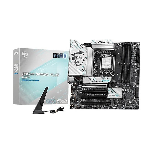 MSI B860M GAMING PLUS WIFI Intel B860 Soket 1851 DDR5 8800+(OC)MHz ATX Gaming Oyuncu Anakart