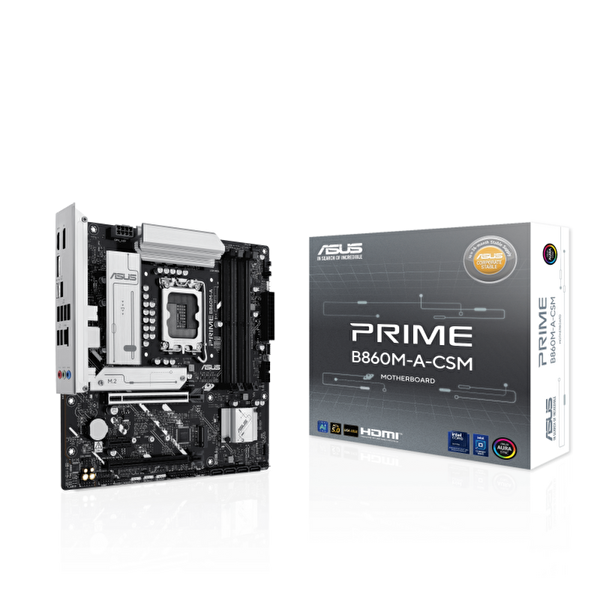 Asus Prime B860M-A-CSM 8666 MHz Oc DDR5 Intel Soket 1851 mATX Anakart