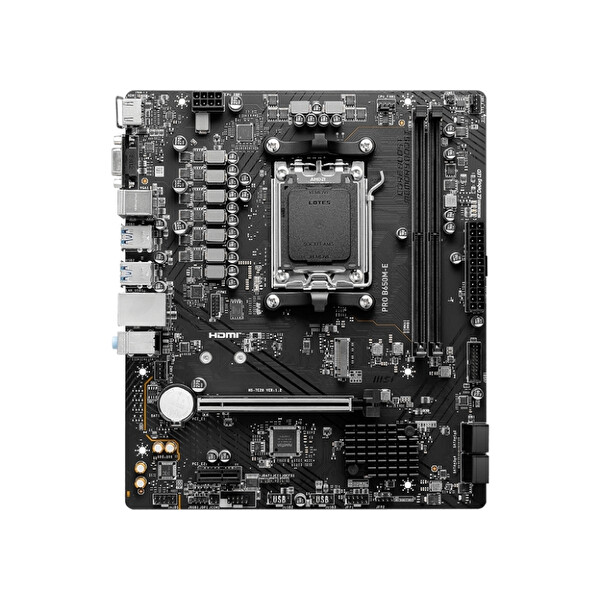MSI PRO B650M-E DDR5 AMD B650 AM5 Soket DDR5 6800+ (OC) MHz mATX Anakart
