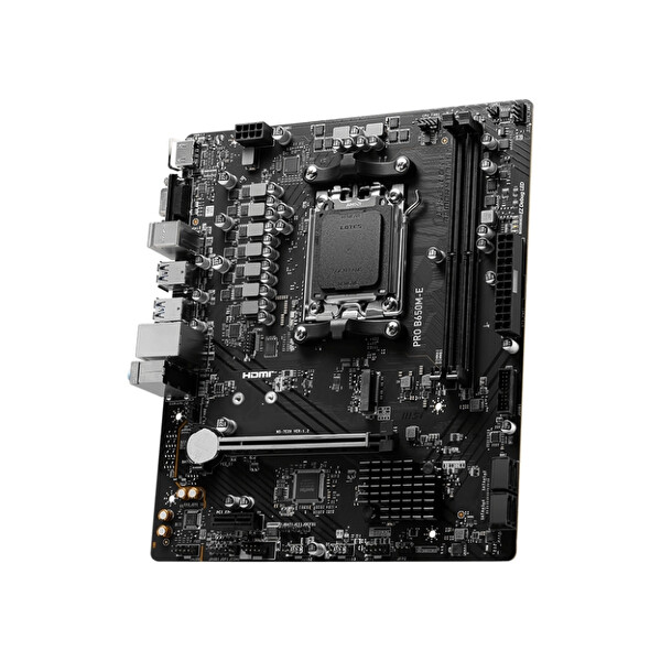 MSI PRO B650M-E DDR5 AMD B650 AM5 Soket DDR5 6800+ (OC) MHz mATX Anakart
