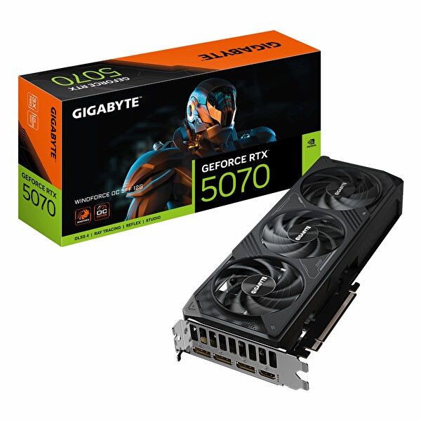 Gigabyte Windforce SFF GeForce RTX 5070 OC 12 GB GDDR7 192 Bit HDMI/DP Ekran Kartı