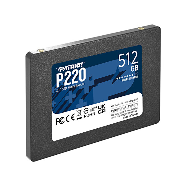 Patriot P220S512G25 P220 512 GB 550/500 MB/s 2.5