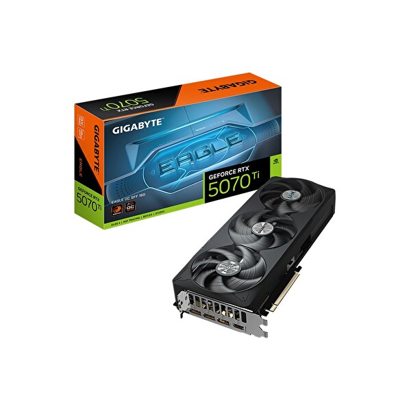 Gigabyte GeForce RTX 5070 Ti Eagle OC 16 GB GDDR7 256 Bit DLSS 4 Ekran Kartı - GV-N507TEAGLE OC-16GD