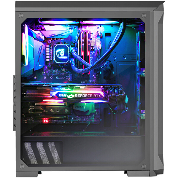 Green Z5 Surena 4x120 MM ARGB 1x3.0 2x2.0 USB Gaming Kumandalı Oyun Bilgisayar Kasası