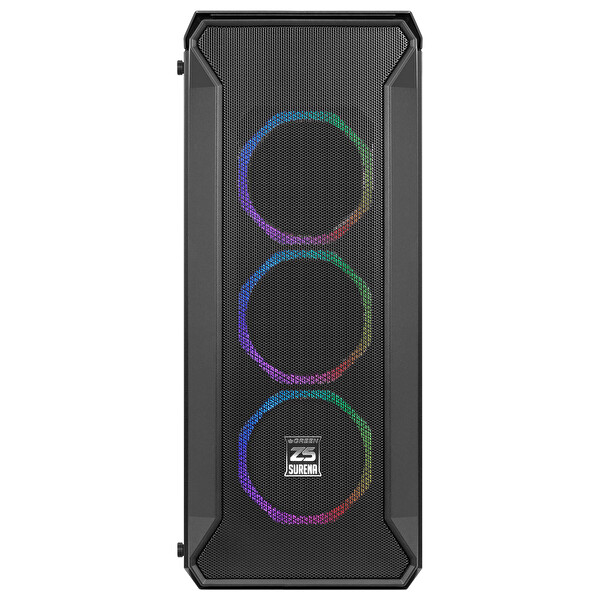 Green Z5 Surena 4x120 MM ARGB 1x3.0 2x2.0 USB Gaming Kumandalı Oyun Bilgisayar Kasası