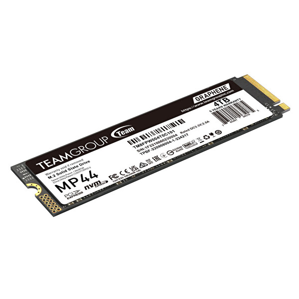 Team MP44 TM8FPW004T0C101 4 TB Gen4x4 7400-6500 MB/s NVMe PCIe M.2 SSD Disk