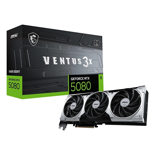 MSI Ventus 3X Plus GeForce RTX 5080 16 GB GDDR7 256 Bit HDMI/DP Ekran Kartı