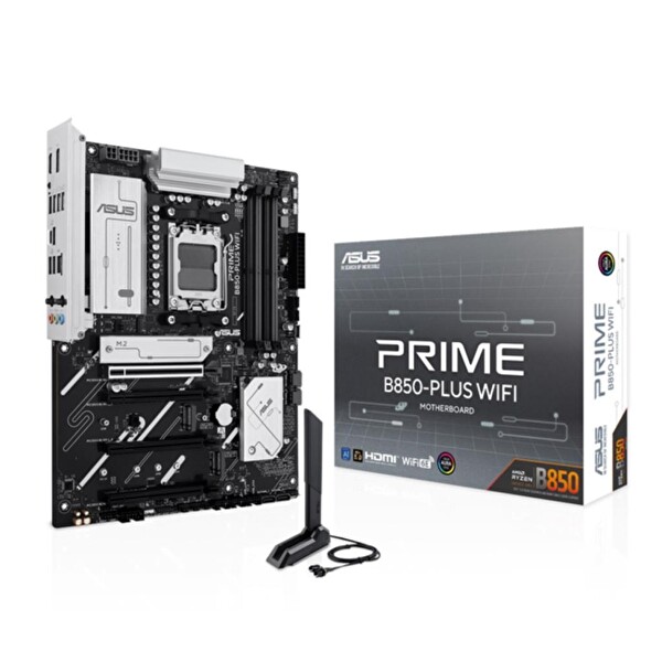 Asus Prime B850-Plus WiFi DDR5 8000 MHz OC M.2 HDMI/DP/USB-C PCIe 5.0 AM5 ATX Anakart