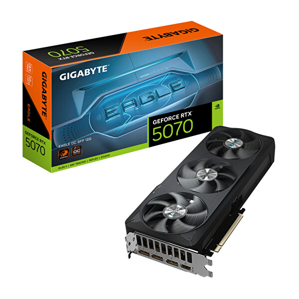 Gigabyte GeForce RTX 5070 Eagle OC SFF 12G GV-N5070EAGLE OC-12GD GDDR7 192 Bit 12G Gaming Ekran Kartı
