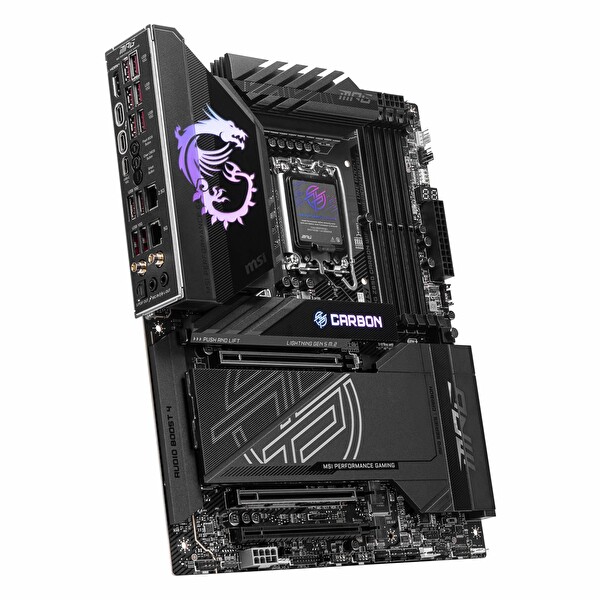 MSI MPG Z890 Carbon WiFi DDR5 9200 MHz OC M.2 HDMI/USB-C PCIe 5.0 1851P ATX Anakart