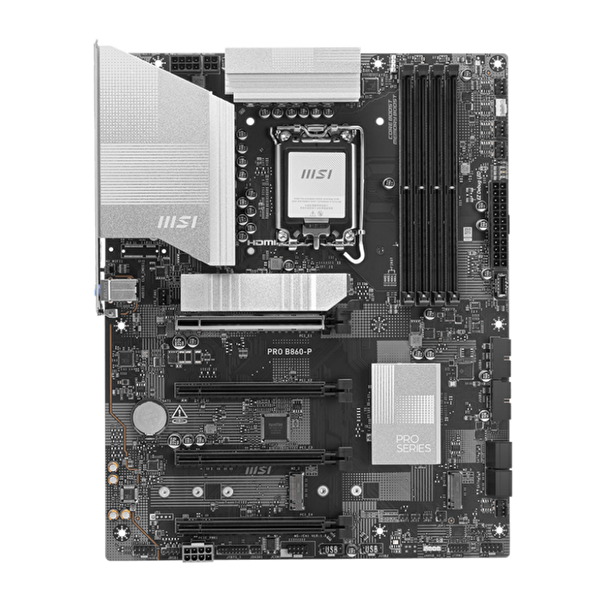 MSI Pro B860-P DDR5 8600 MHz OC M.2 HDMI/DP/USB-C PCIe 5.0 1851P ATX Anakart