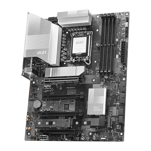 MSI Pro B860-P DDR5 8600 MHz OC M.2 HDMI/DP/USB-C PCIe 5.0 1851P ATX Anakart