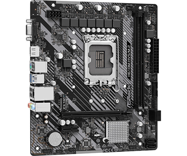 Asrock H610M-HVS/M.2 R2.0 DDR4 (3200MHz)OC M.2 VGA/HDMI PCIe 4.0 1700P mATX Anakart