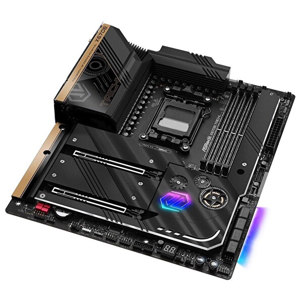 Asrock X670E TAICHI AMD X670E Soket AM5 DDR5 6600 Mhz (O.C) Wi-Fi 6E M.2 E-ATX Anakart