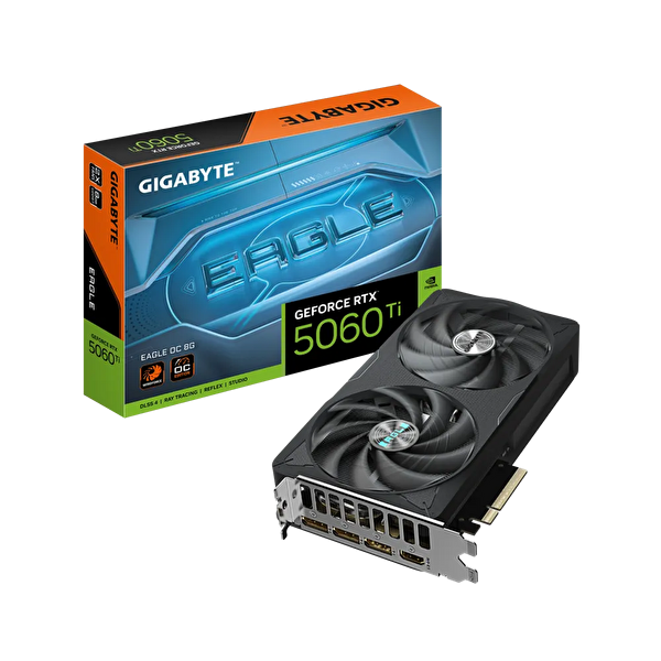 Gigabyte GV-N506TEAGLE OC-8GD GeForce RTX 5060 Ti Eagle OC 8G 8GB 128 Bit GDDR7 Ekran Kartı